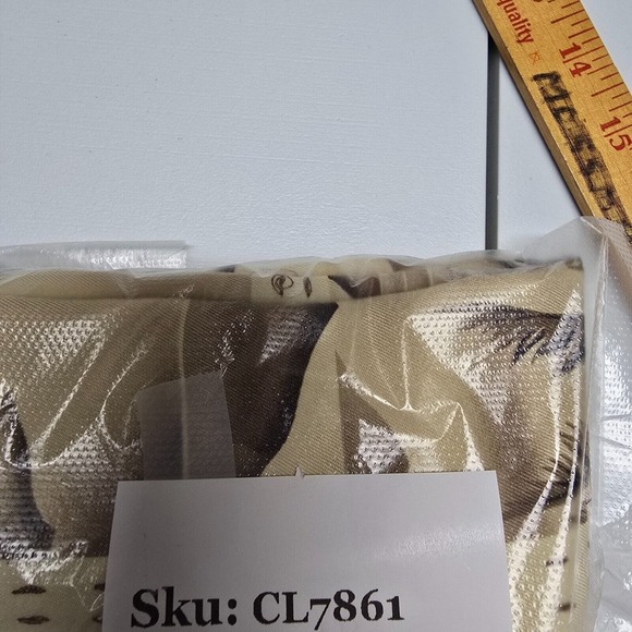 Tori Richard Shirt Men L Brown Silk Floral Short Sleeve Button Beach Resort READ - Picture 13 of 13